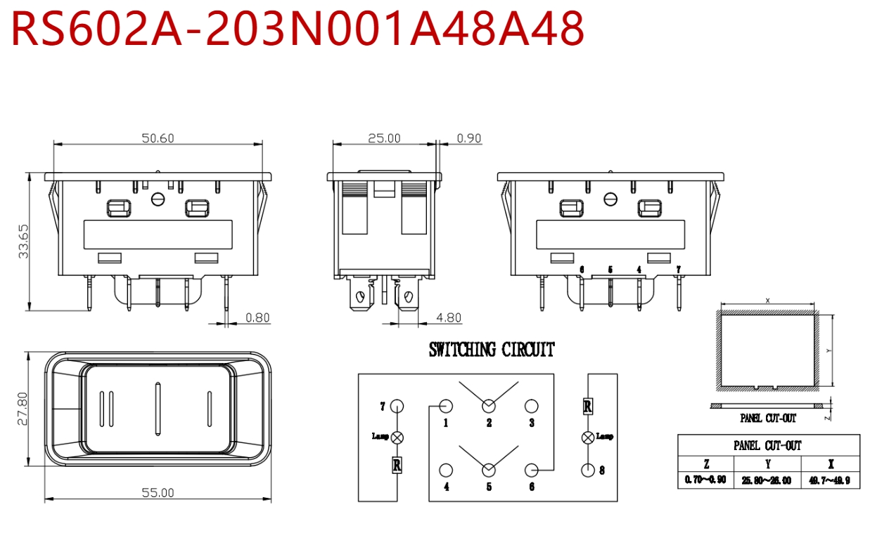 RS602A-203N001A48A48